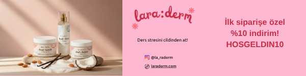 Laraderm Body Mist + Body Scrub + Body Butter — ders stresini cildinden at